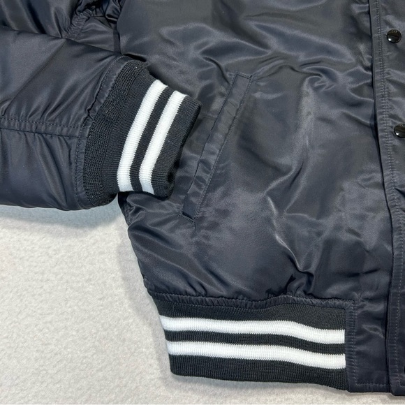 ARITZIA TNA Stadium Jacket Varsity-Inspired Bomber Jacket Black Size L - Picture 6 of 14